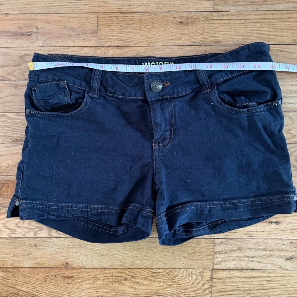 Indigo Dark Blue Jean Shorts, Size 6 - Picture 4 of 7